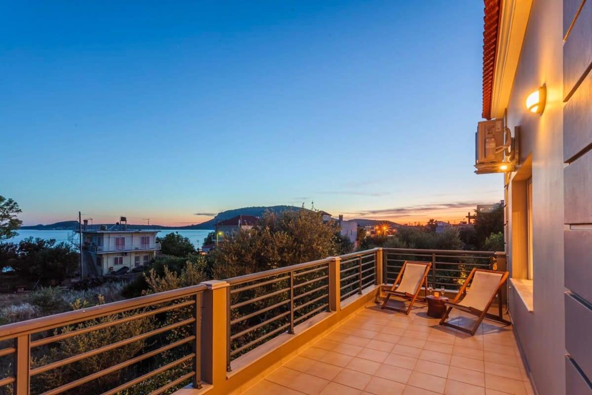 Navarino Captains Villa - Lux Private Pool Retreat Marathopoli Extérieur photo