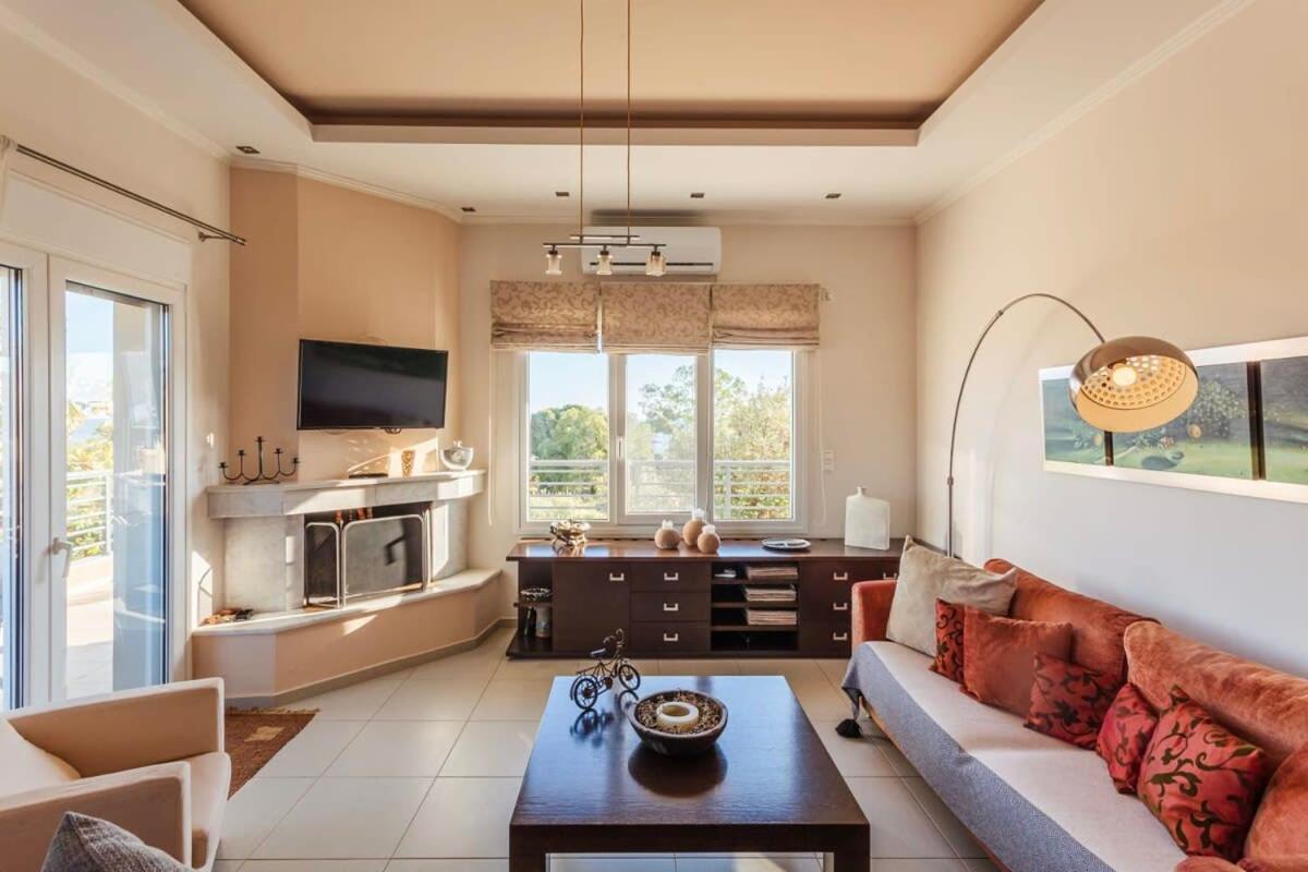 Navarino Captains Villa - Lux Private Pool Retreat Marathopoli Extérieur photo