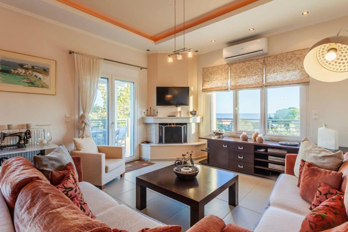 Navarino Captains Villa - Lux Private Pool Retreat Marathopoli Extérieur photo