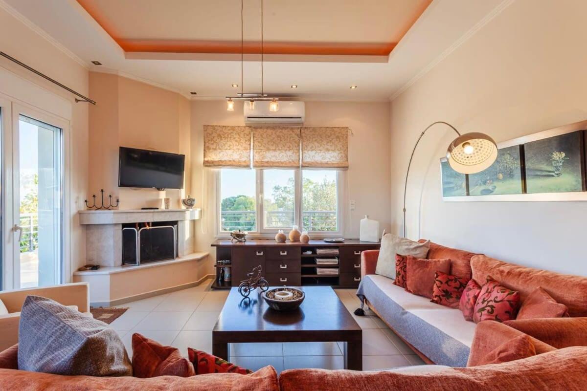 Navarino Captains Villa - Lux Private Pool Retreat Marathopoli Extérieur photo