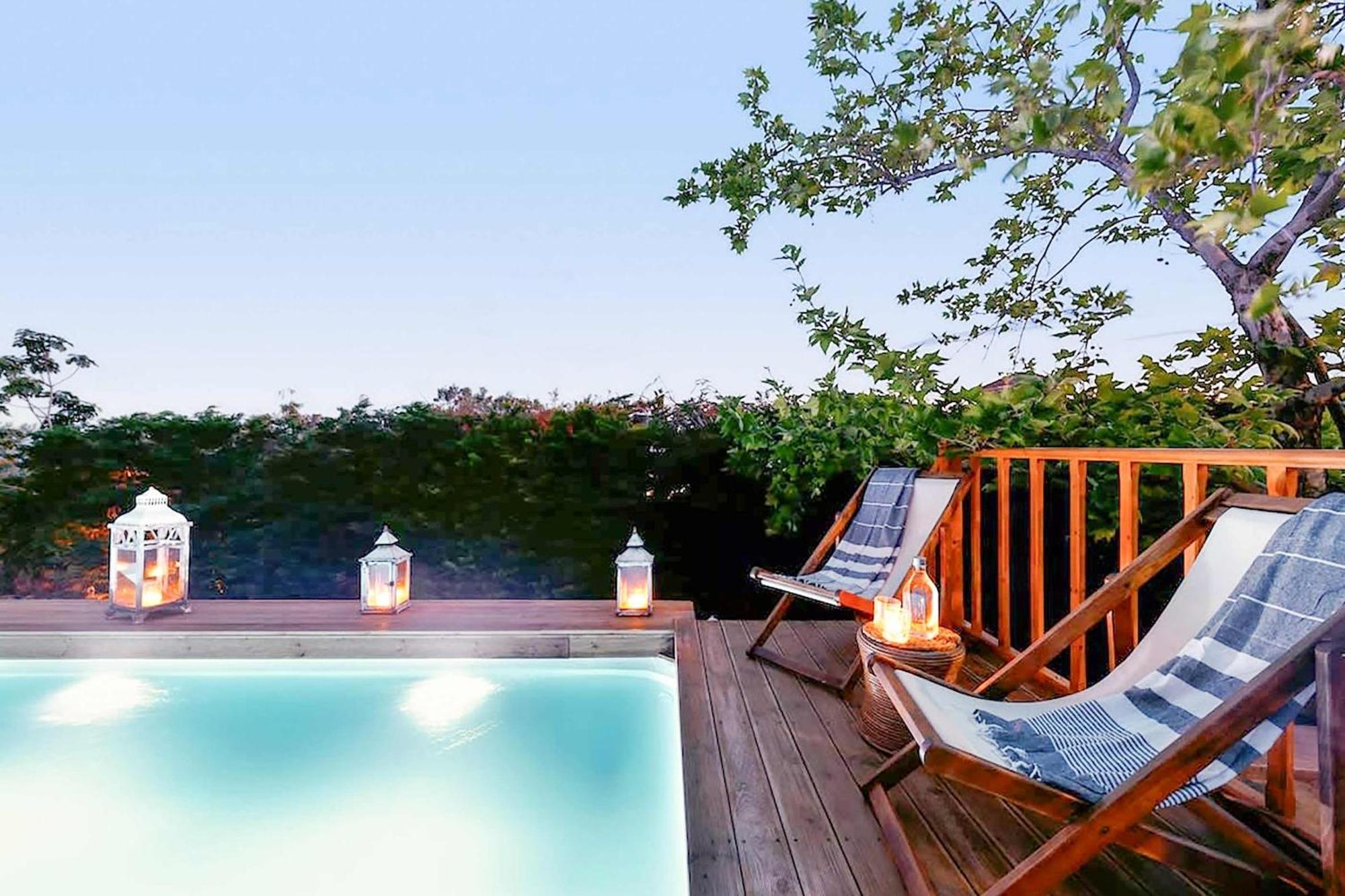 Navarino Captains Villa - Lux Private Pool Retreat Marathopoli Extérieur photo