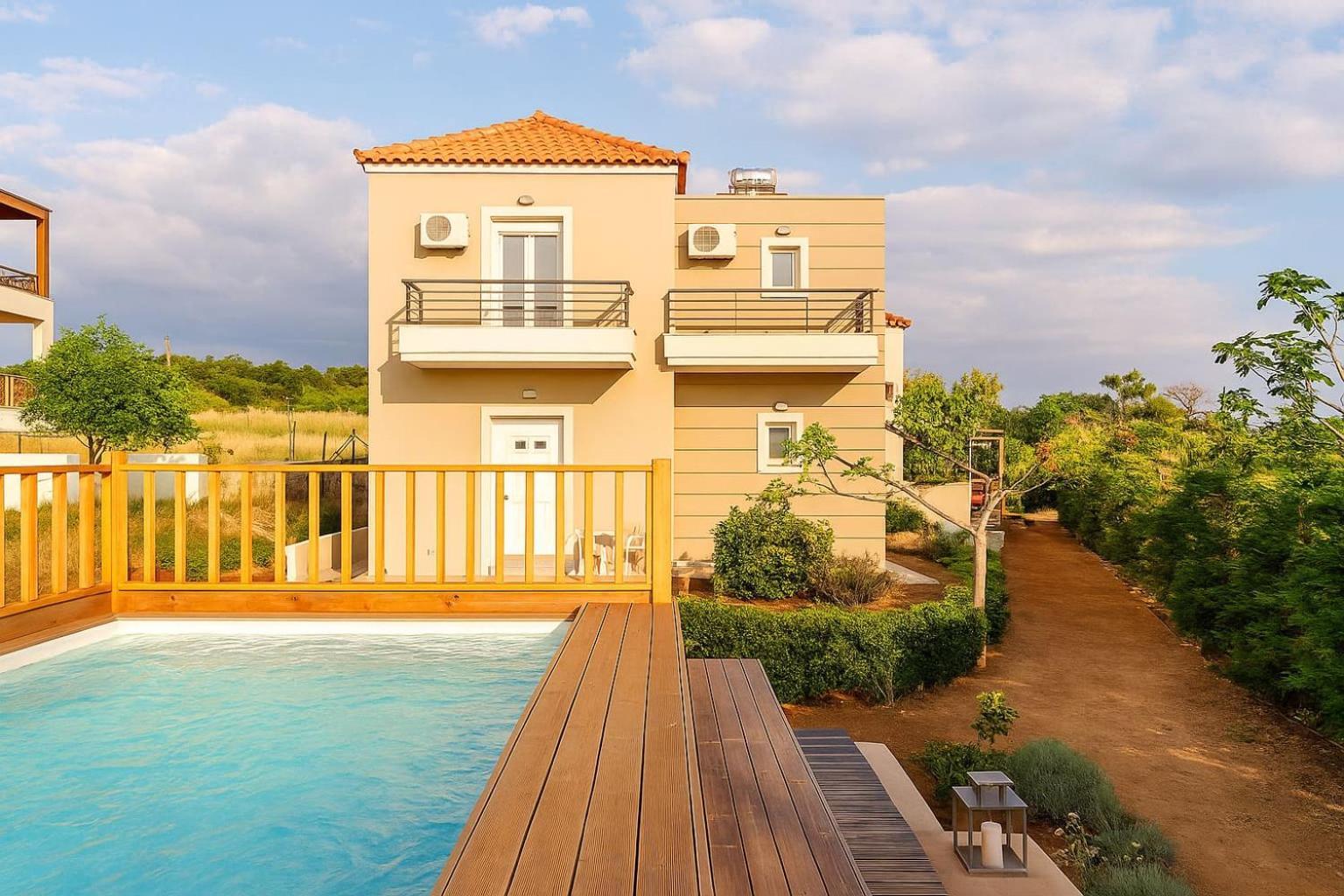 Navarino Captains Villa - Lux Private Pool Retreat Marathopoli Extérieur photo